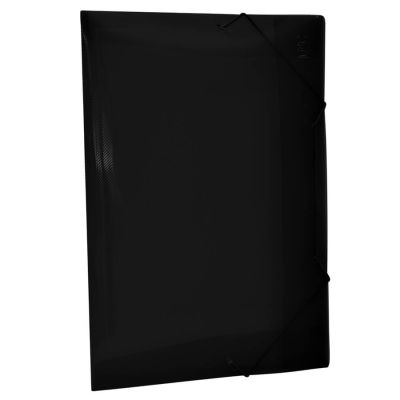 Pasta Aba Elastica Oficio Preto Line All Black 501pp-pr Dac