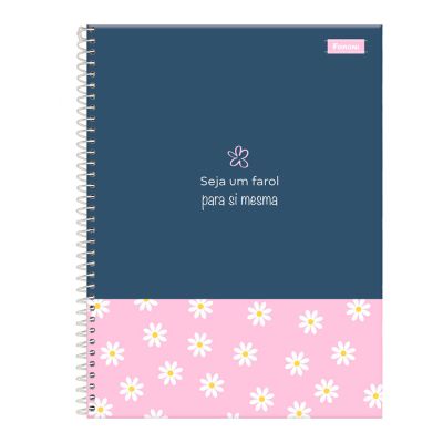 Caderno Colegial Capa Dura 10x1 160fls Diz Ai Foroni - Capa3