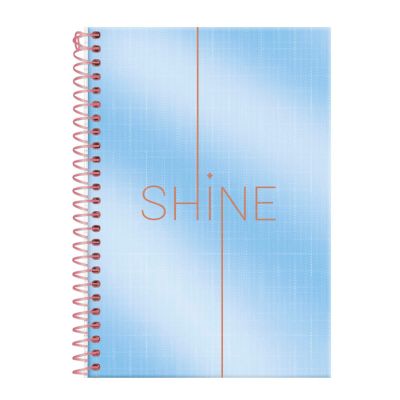 Caderno Linguagem Espiral Capa Dura 1/4 80fls Shine Foroni - Capa 2