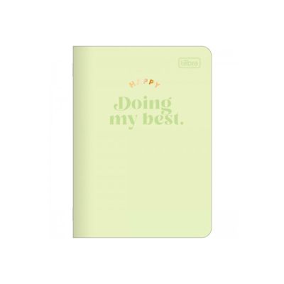 Caderneta Grampeada Capa Flexivel 32fls Happy 12,3x17,6cm Tilibra - Capa4