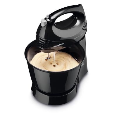 Batedeira Pratica 1 Tigela 400w 3 Velocidades  B-44-b Preto 220v Mondial