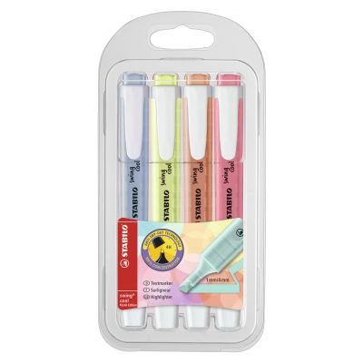 Marca Texto Swing Cool Pastel 275/4  Bls C/4 Stabilo Boss