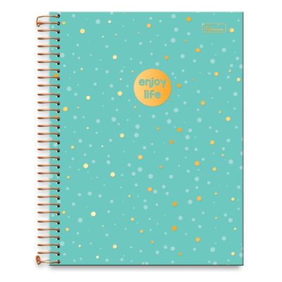 Caderno Universitario Capa Dura 1x1 96fls Enjoy Life Cadersil - Capa4