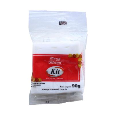 Massa De Biscuit Branco 90g Kit