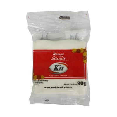 Massa De Biscuit Natural 90g Kit