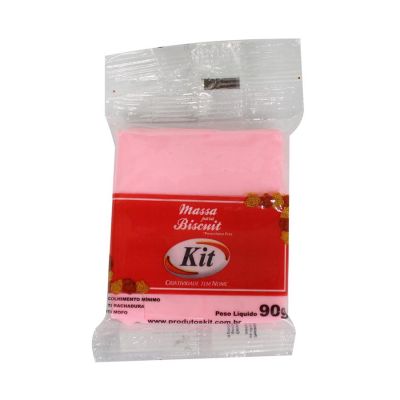 Massa De Biscuit Rosa Ternurinha 90g Kit