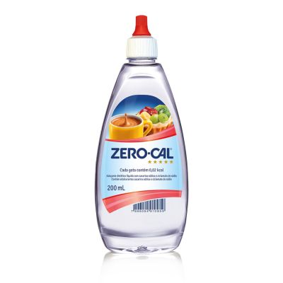 Adocante Liquido Sacarina 200ml Zero Cal