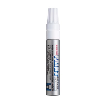 Caneta Marcador Permanente Uni Paint Marker Px-30 Prata Uniball