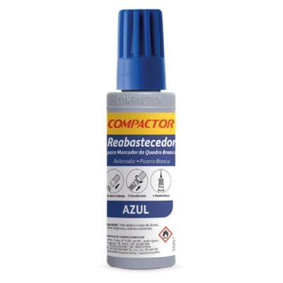 Tinta Reabastecedor Quadro Branco 30ml Azul Compactor