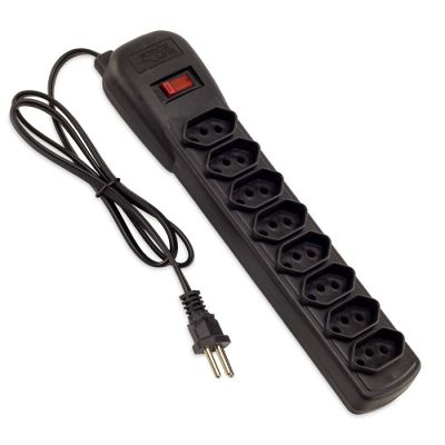 Filtro De Linha C/8 Tomadas Preto 0060800004 10a Force Line