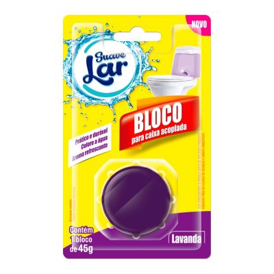Bloco Sanitario Lavanda Caixa Acoplada 45g Suavelar