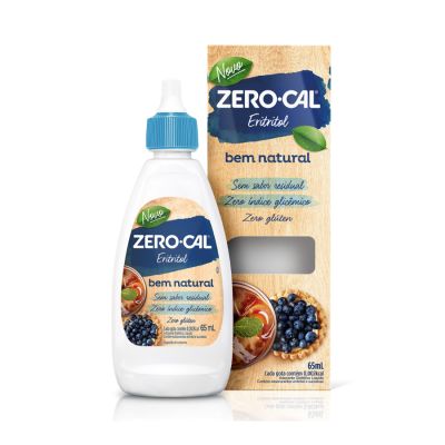 Adocante Liquido Eritritol 65ml Zero Cal