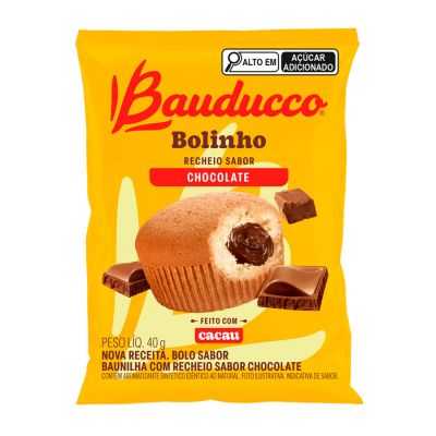 Bolinho Baunilha C/ Chocolate 40g Bauducco