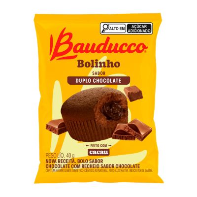 Bolinho Duplo Chocolate 40g Bauducco