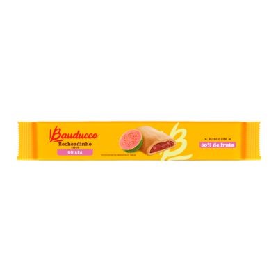 Biscoito Recheadinho Goiabinha 112g Bauducco