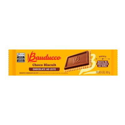 Biscoito Chocobiscuit Ao Leite 80g Bauducco
