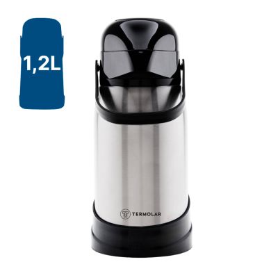 Garrafa Termica 1,2l Aco Inox Revolution 9202 Termolar