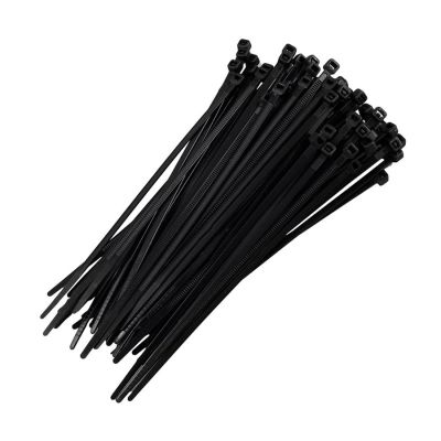 Abracadeira Nylon Preta 200mmx2,5mm C/100 Un Force Line