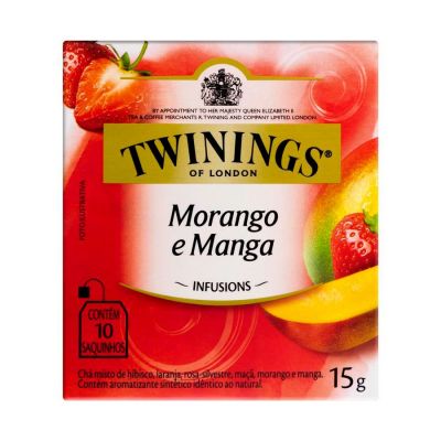 Cha Misto Morango Manga Twinings 15g
