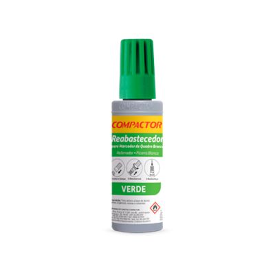 Tinta Reabastecedor Quadro Branco 30ml Verde Compactor