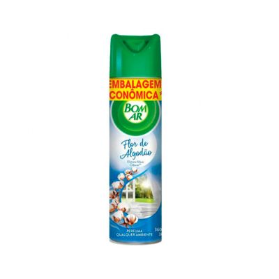 Odorizador De Ar 360ml Flor De Algodao Bom Ar