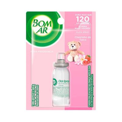 Odorizador De Ar Bom Ar Air Wick Cheirinho De Talco Refil 12ml