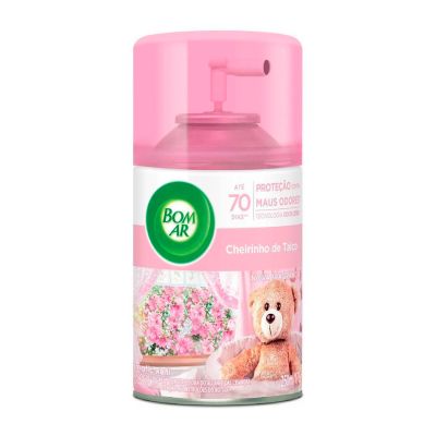 Refil Odorizador Bom Ar Freshmatic Cheirinho Talco 250ml