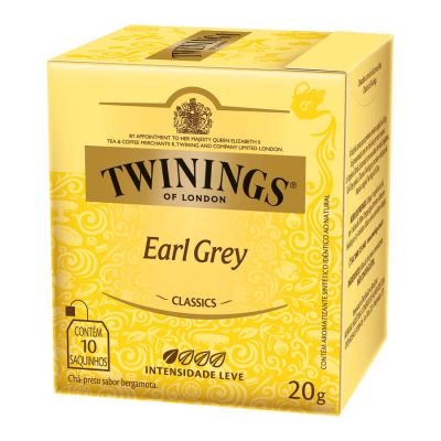 Cha Preto Earl Grey Twinings 20g