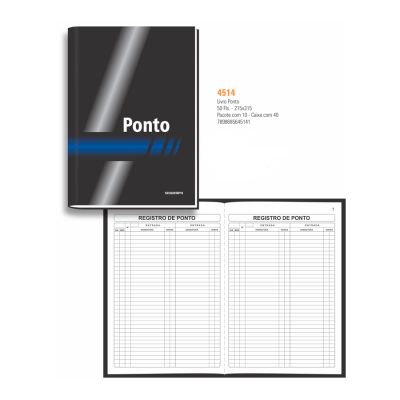 Livro Fiscal Ponto Diario Oficio 50fls 4514 Sidgraph