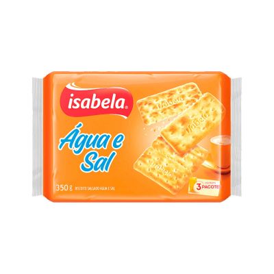 Biscoito Agua E Sal 350g Isabela