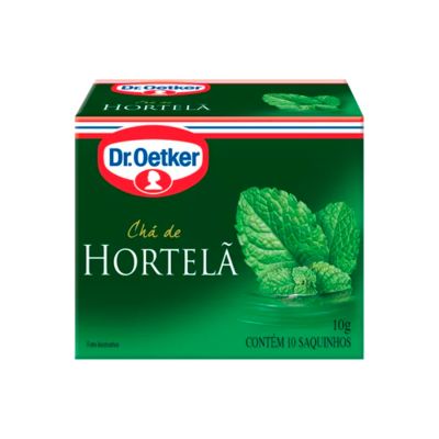 Cha Hortela C/10 Saquinhos 10g Dr. Oetker