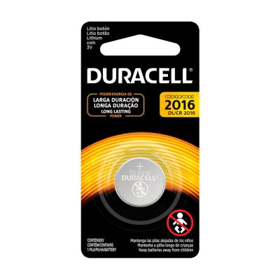 Pilha Botao Lithium 3v Cr2016 C/1 Un  Duracell