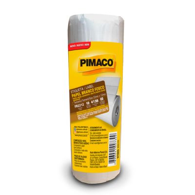 Etiqueta Adesiva Branco Fosco 22x12x3c Fr2212 C/ 2 Rolos Pimaco