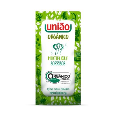 Acucar Cristal Organico Uniao Sache 5gr Cx/400
