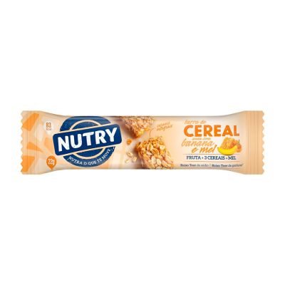Barra Cereal Aveia Banana Mel 22g Nutry
