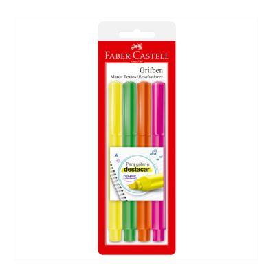 Marca Texto Grifpen Mt/eszf Bls C/4 Cores Faber-castell