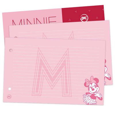 Bloco Mini Caderno Argolado Minnie 80fls 3782re Dac