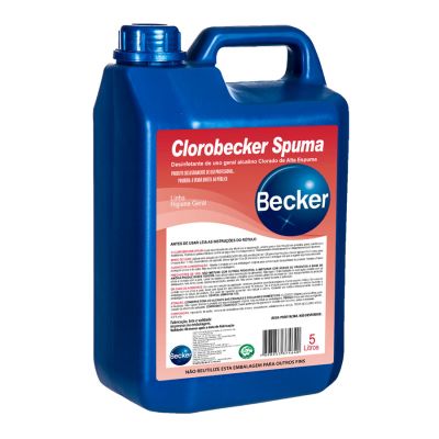 Desinfetante Alcalino Clorobecker Spuma 5l Pa2068 Becker