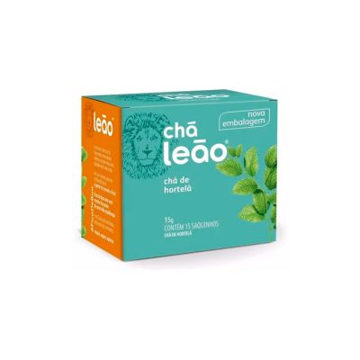 Cha Hortela C/15 Saquinhos Envelopados Leao