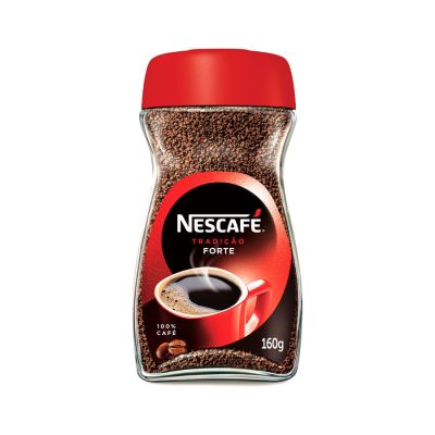 Cafe Soluvel Po Tradicao Forte Nescafe Vidro 160g
