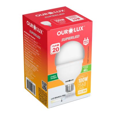 Lampada Superled Alta Potencia 20w 20350 Ourolux