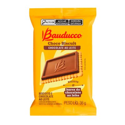 Biscoito Chocobiscuit Ao Leite 36g Bauducco