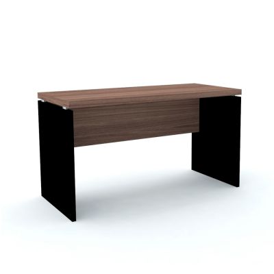 Mesa Para Escritorio M90pe40 Walnut/preto Pandin