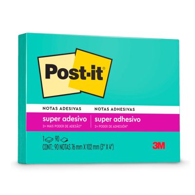 Post-it Azul Aqua 90 Fls 76 X 102mm 3m