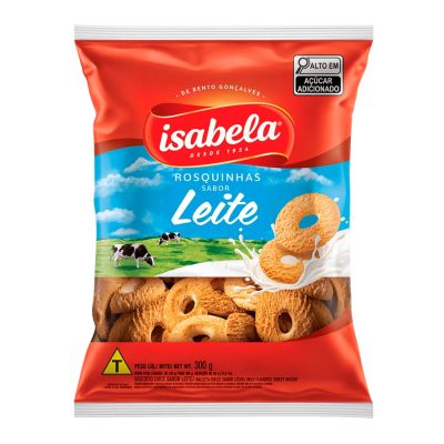 Biscoito Rosquinha Leite 300g Isabela
