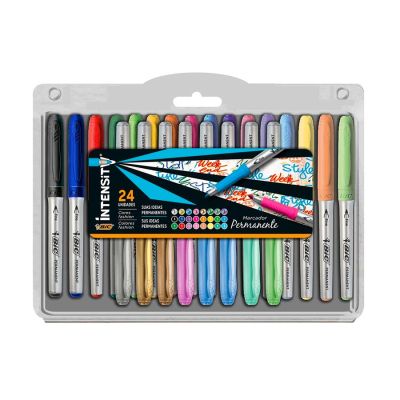 Kit Marcador Permanente Intensity C/24 Bic