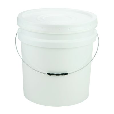 Balde Plastico 30l Branco Com Tampa Jaguar 0735