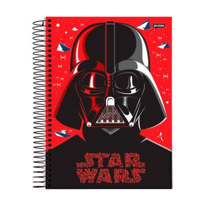 Caderno Universitario Capa Dura 10x1 160fls Star Wars Jandaia