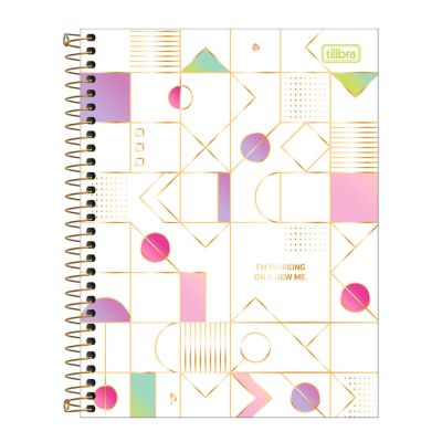 Caderno Colegial Capa Dura 10x1 160fls Midtown Tilibra