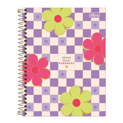 Caderno Colegial Capa Dura 10x1 160fls Check Pop Tilibra